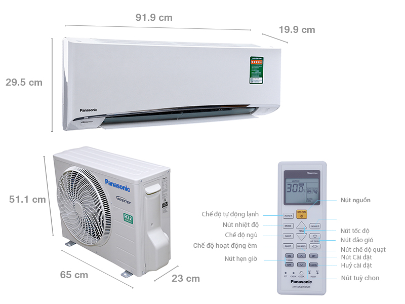 Máy lạnh Panasonic U18TKH-8 được nhập khẩu nguyên chiếc từ Malaysia
